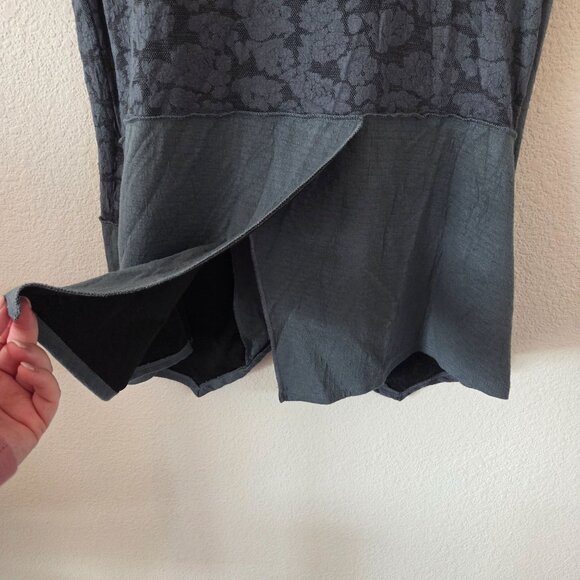 Parsley & Sage Womens Size S Sleeveless Button-Up Vest Top Floral Lace Patchwork - Picture 7 of 11